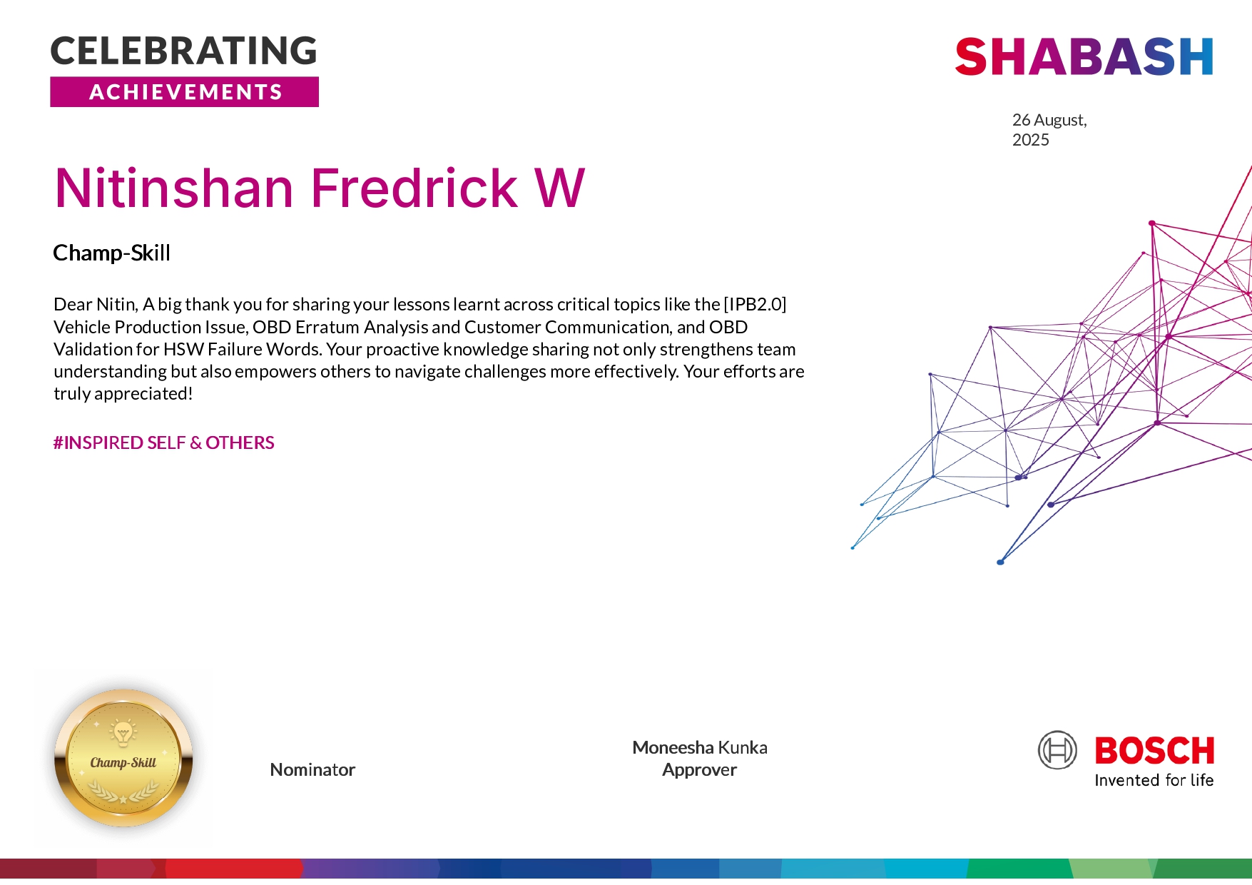 Award Certificate 10