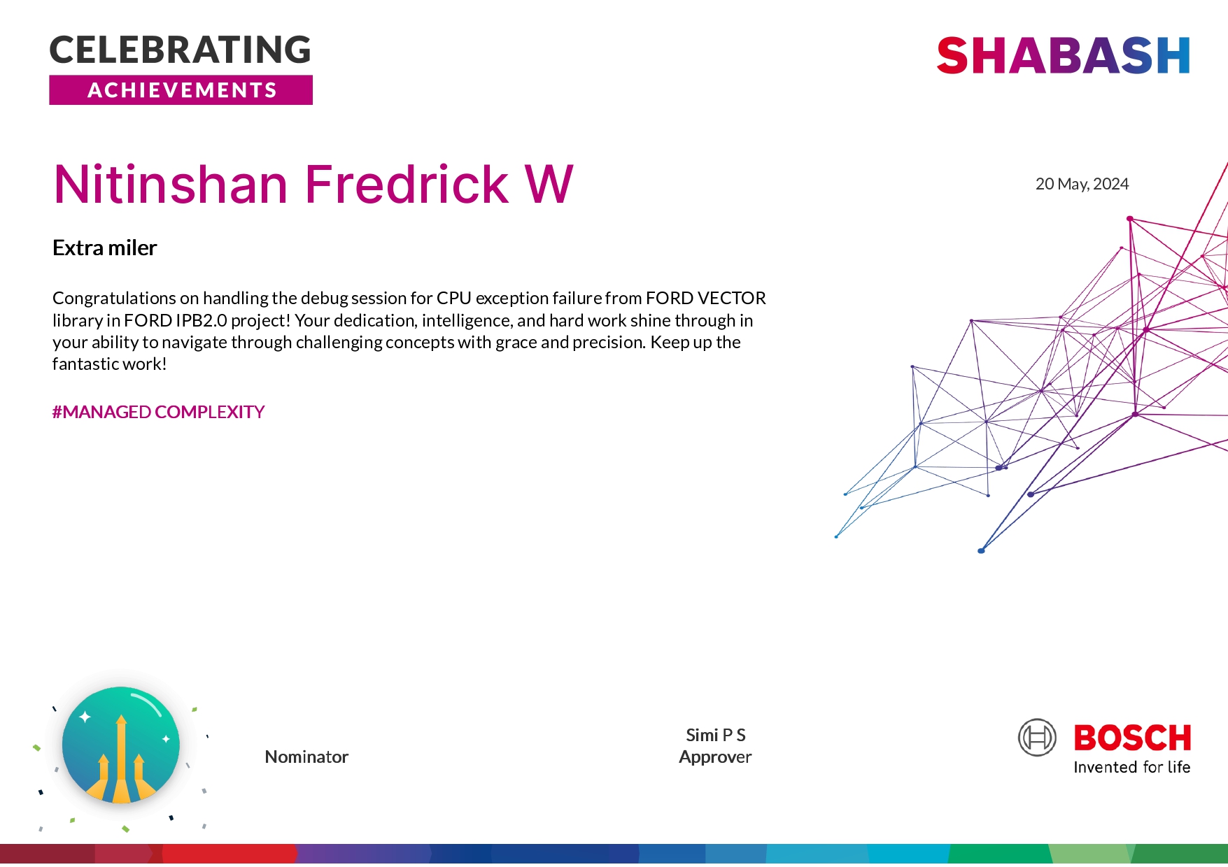 Badge Certificate 10