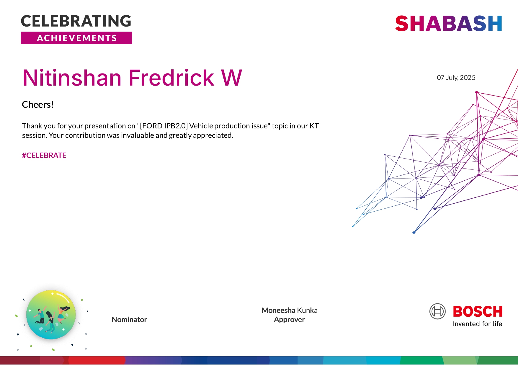 Badge Certificate 16